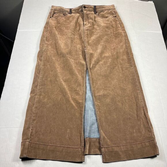 BDG Dresses & Skirts - BDG Urban Outfitters Faux Suede Maxi Skirt 70s Brown Boho Casual Retroc Chic L